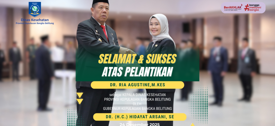 Pelantikan Dr Ria Dinkes